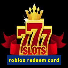 roblox redeem card